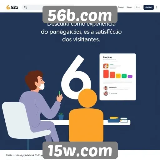 Experiência do usuário no site 56b.com